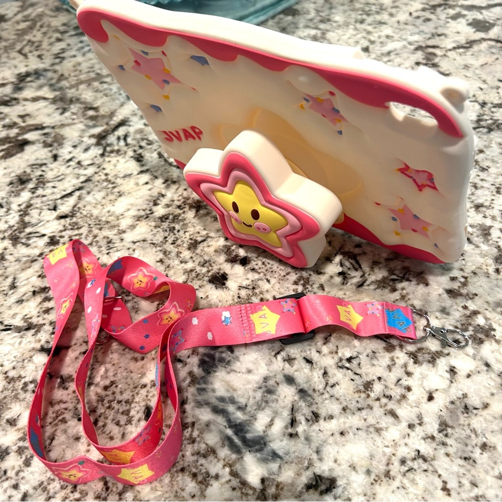 NWT Smiling Star TabletCase iPad 10 & Screen Protector Tempered Glass Silicone - Picture 5 of 10